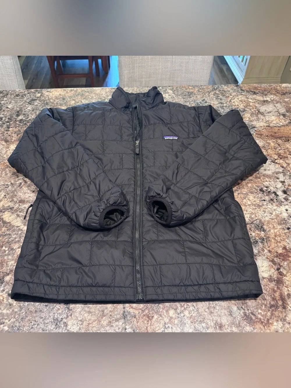 Patagonia Black Quilted Puffer Jacket